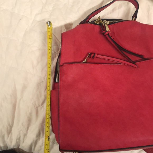 Red leather Backpack! - Picture 3 of 5